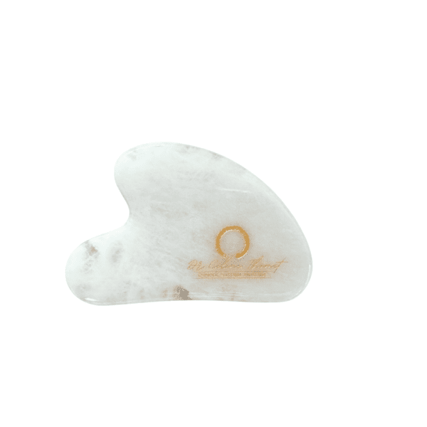 Gua Sha en quartz blanc – Image 3